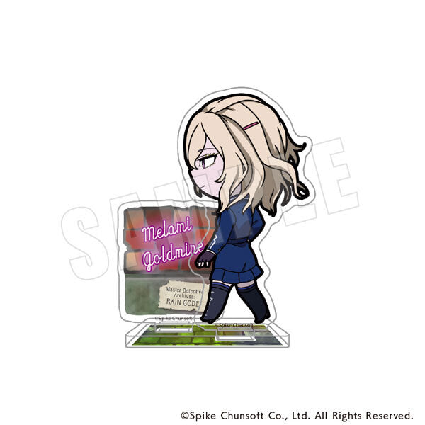 レインコード きゃらまーち アクリルスタンド メラミ ゴールドマイン