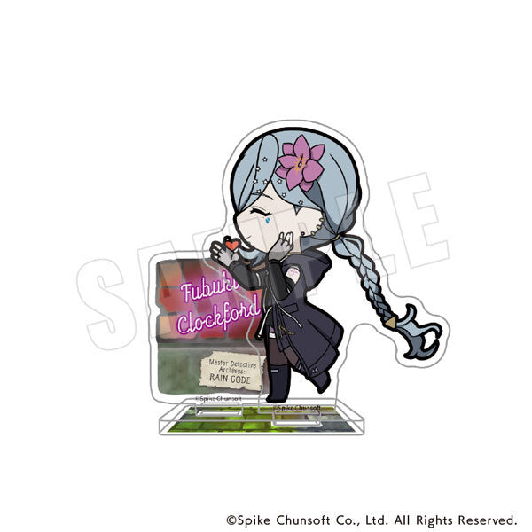 レインコード きゃらまーち アクリルスタンド フブキ クロックフォード