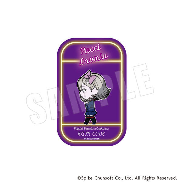 レインコード きゃらまーち スクエアカンバッジ プッチー ラウ゛ミン