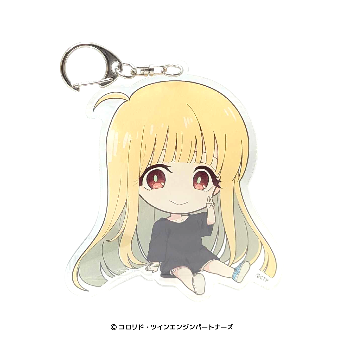 超かぐや姫! ぺたん娘アクリルキーホルダー かぐや/現実