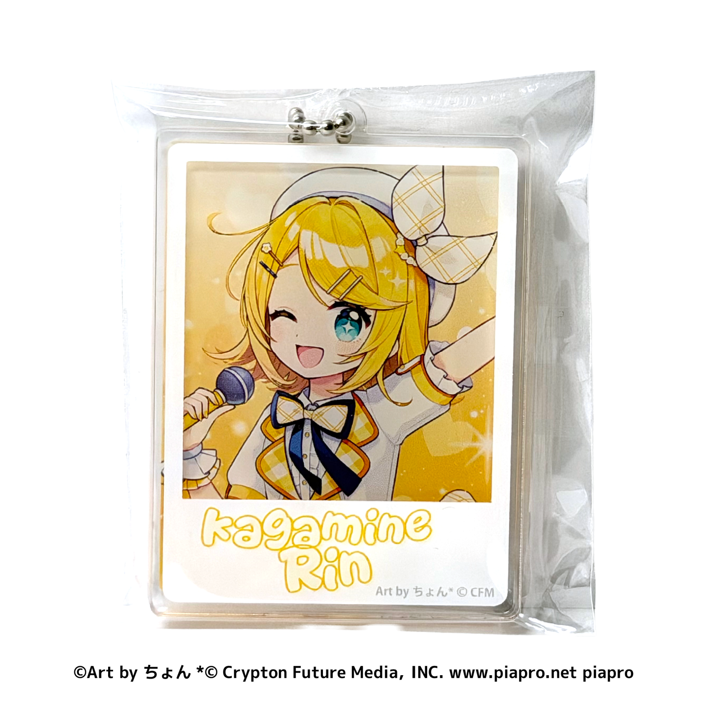 平成アイドル二層アクリルキーホルダー 鏡音リン