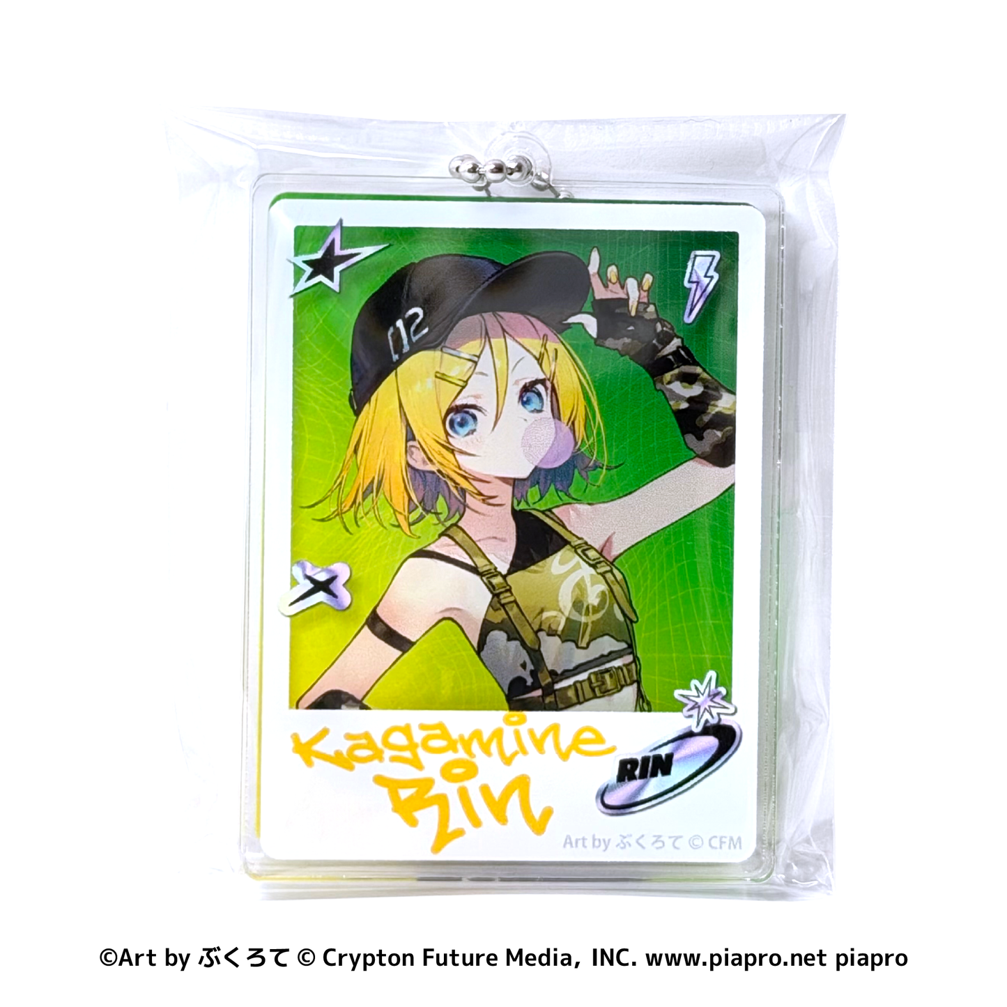 令和アイドル二層アクリルキーホルダー 鏡音リン