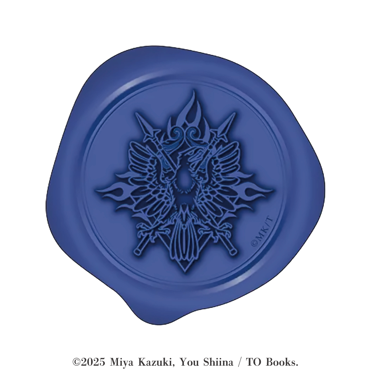 本好きの下剋上 シーリングスタンプ風ミニステッカー (ダンケルフェルガー紋章)