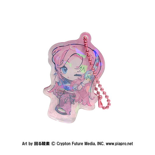 初音ミク POP ホログラムアクリルキーホルダー／巡音ルカ