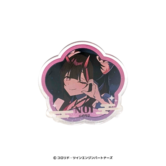 超かぐや姫！ アクリルバッジ デザイン13(駒沢雷)