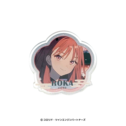 超かぐや姫！ アクリルバッジ デザイン16(綾紬芦花)