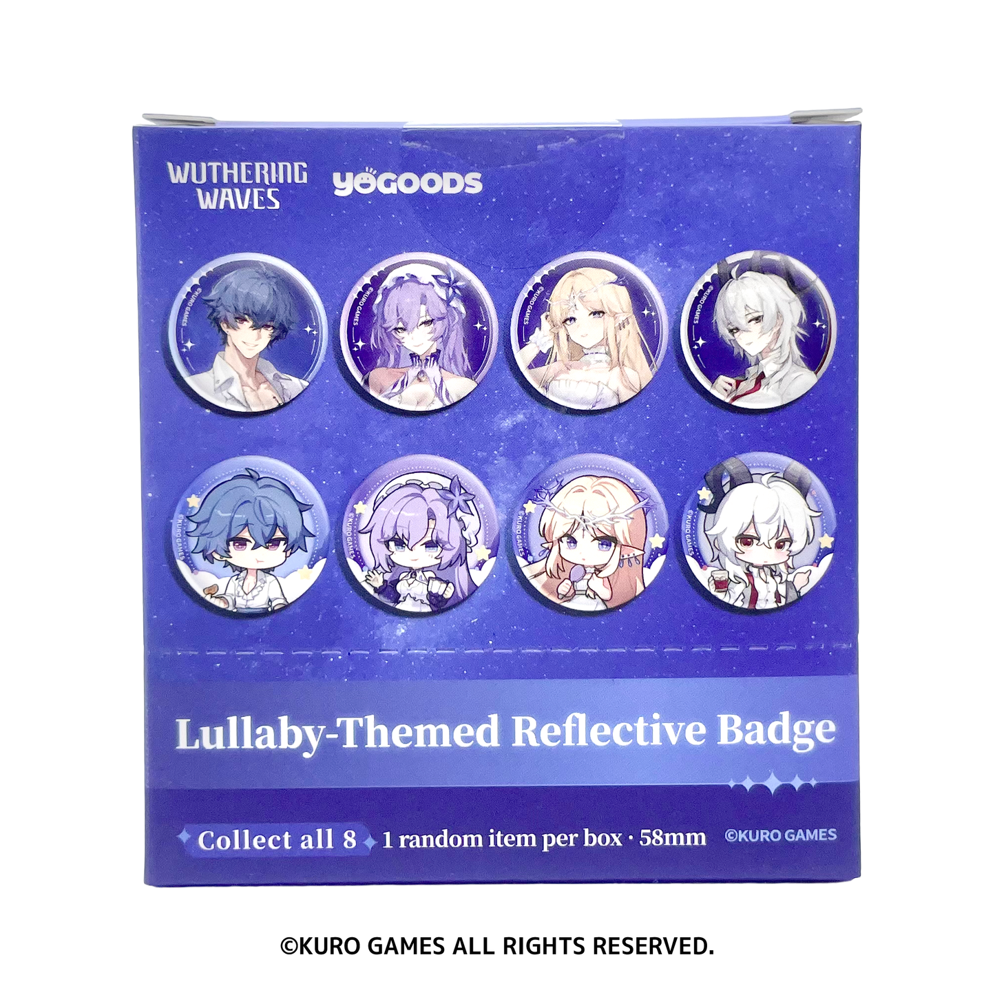 鳴潮 Wuthering Waves Yogoods×鳴潮「眠りの歌」シリーズ 缶バッジ（全8種）
