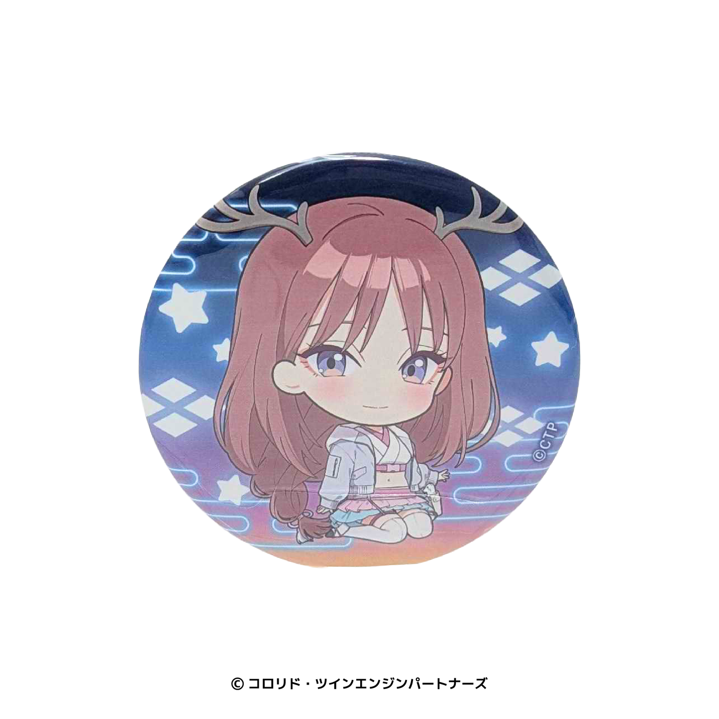 超かぐや姫！ ぺたん娘缶バッジ 綾紬芦花