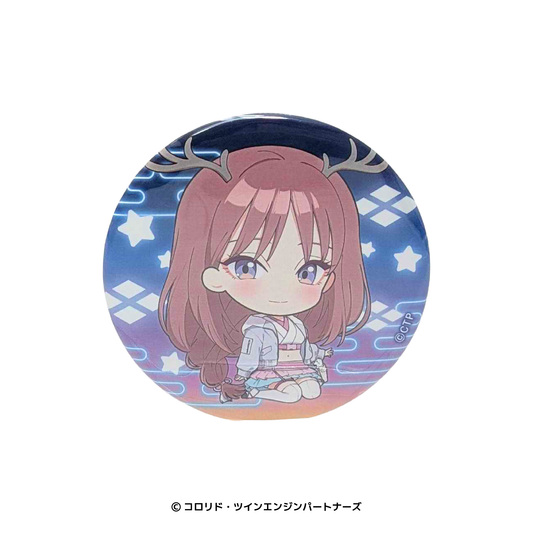 超かぐや姫！ ぺたん娘缶バッジ 綾紬芦花