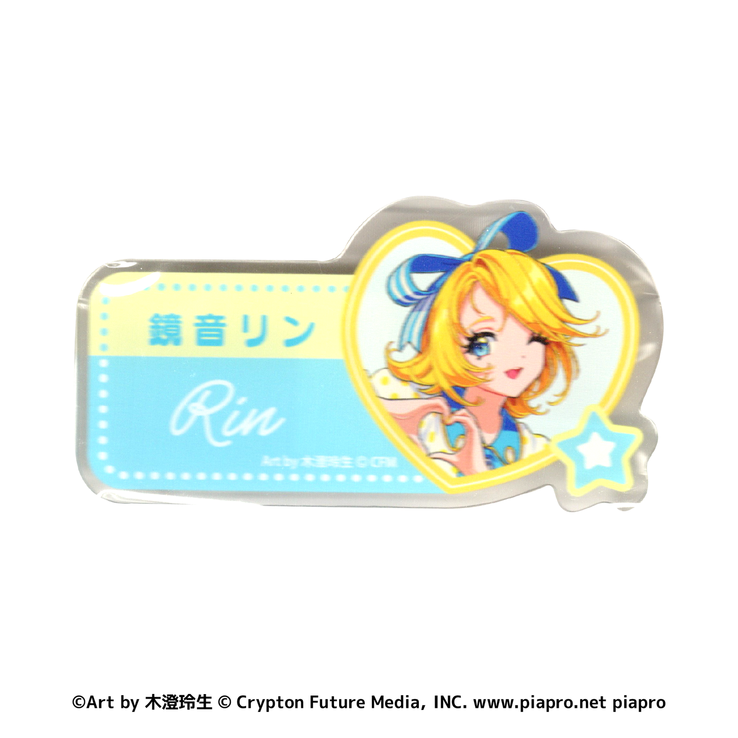 昭和アイドルネームバッジ　鏡音リン