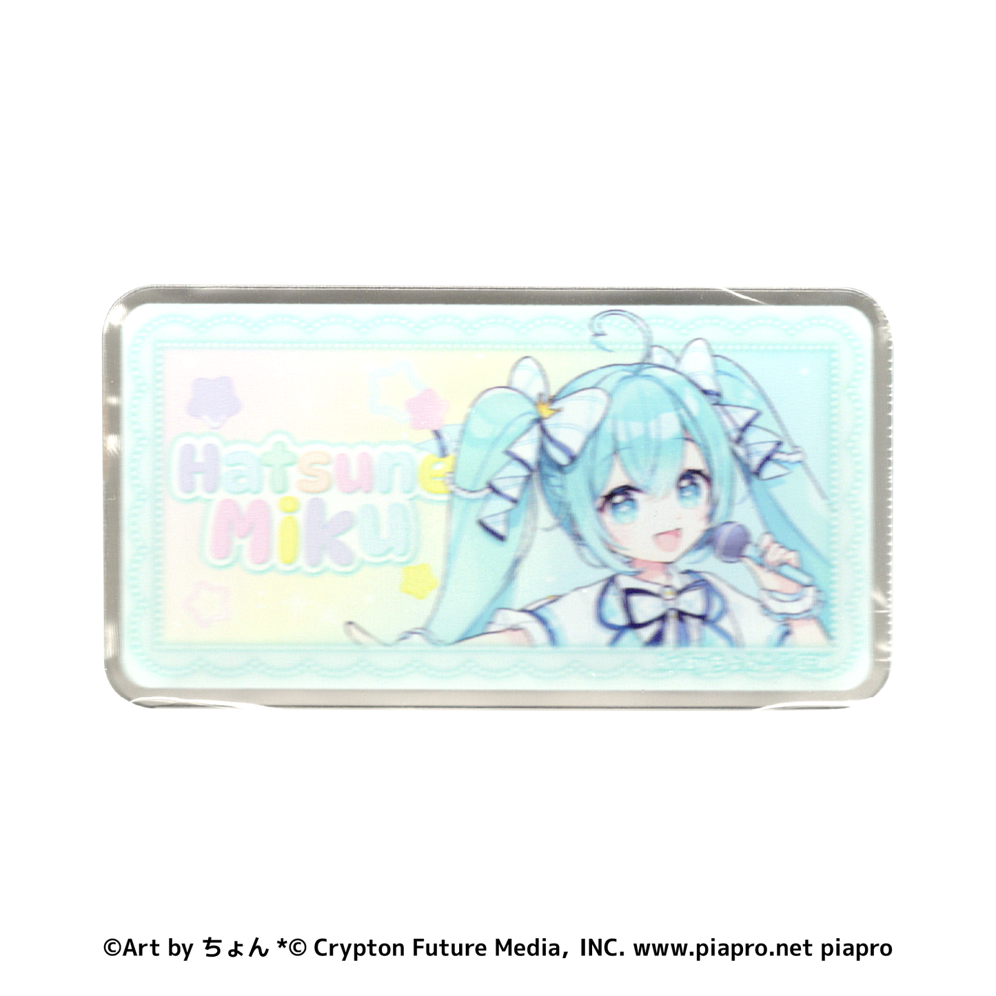 平成アイドルネームバッジ　初音ミク