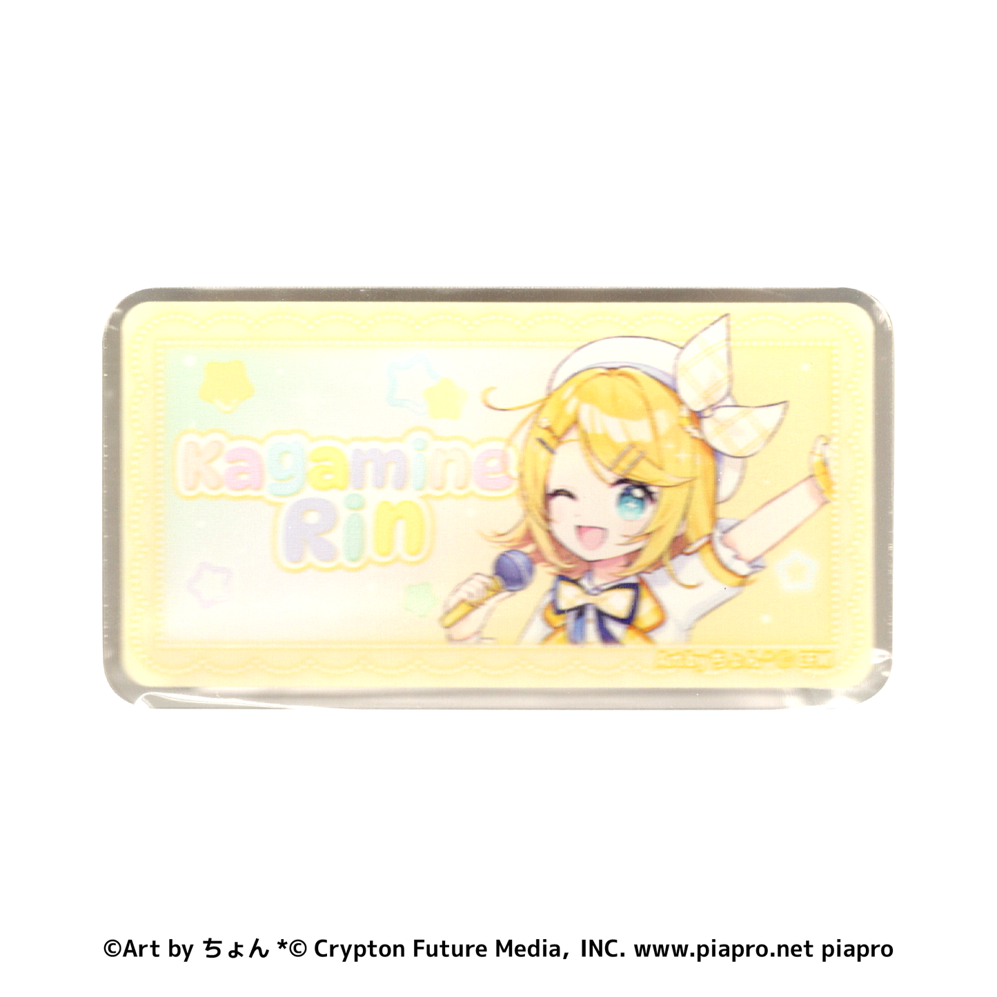 平成アイドルネームバッジ　鏡音リン