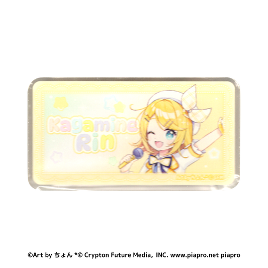 平成アイドルネームバッジ　鏡音リン