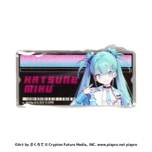 令和アイドルネームバッジ　初音ミク