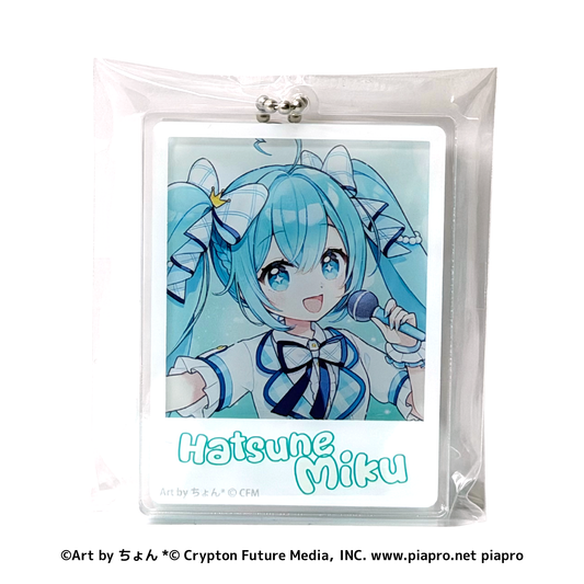 平成アイドル二層アクリルキーホルダー　初音ミク