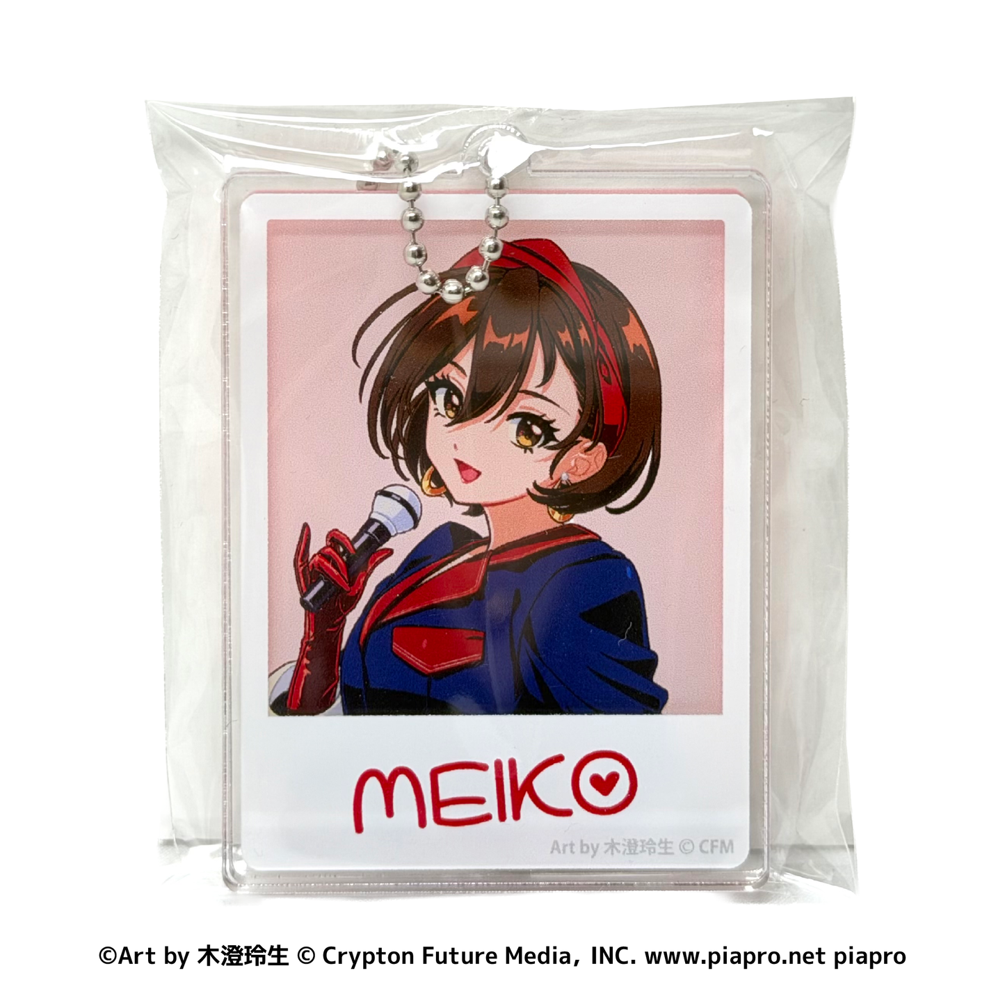 昭和アイドル二層アクリルキーホルダー　MEIKO