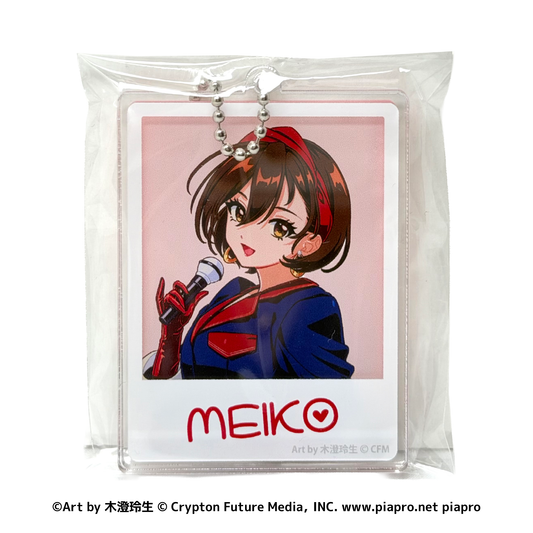 昭和アイドル二層アクリルキーホルダー　MEIKO