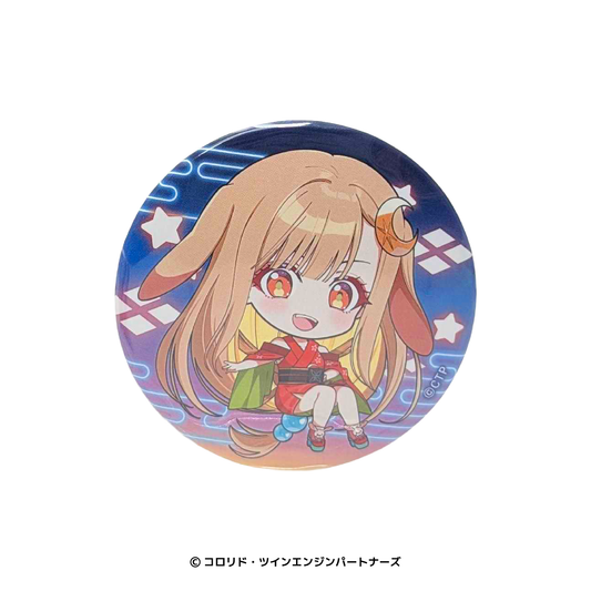 超かぐや姫！ ぺたん娘缶バッジ かぐや/VR