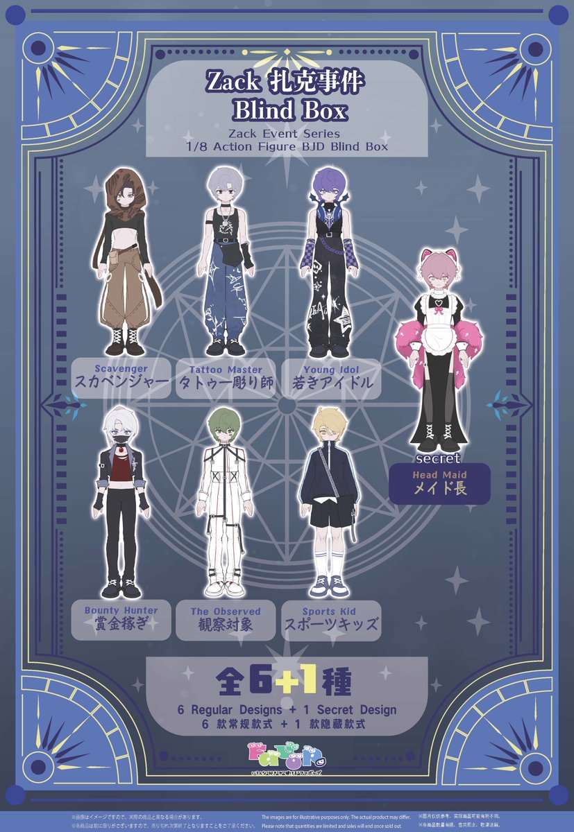 Zack 扎克事件 Blind Box